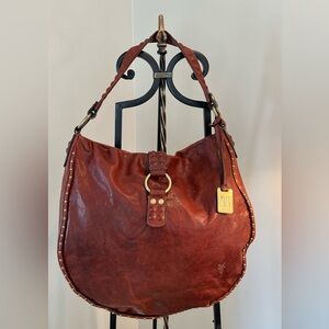 Frye Leather Brown Hobo Handbag